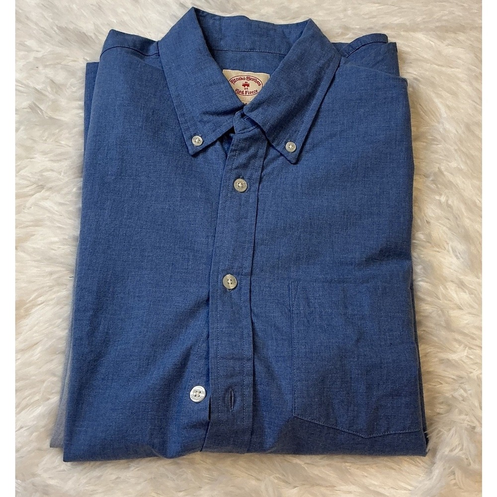 Brooks Brothers Men's Med‎ Button Down Long sleeve Shirt